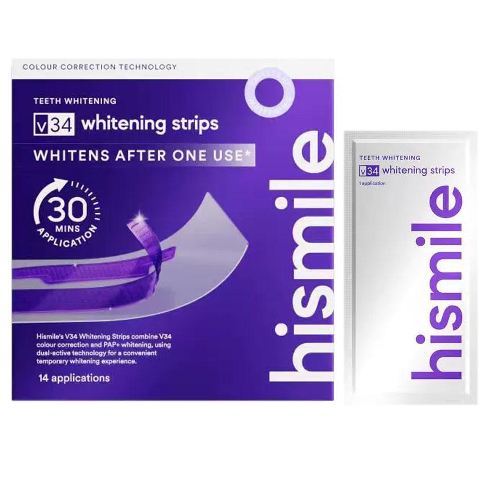 Teeth Whitening Crest - Paski do wybielania zębów V34 Purple