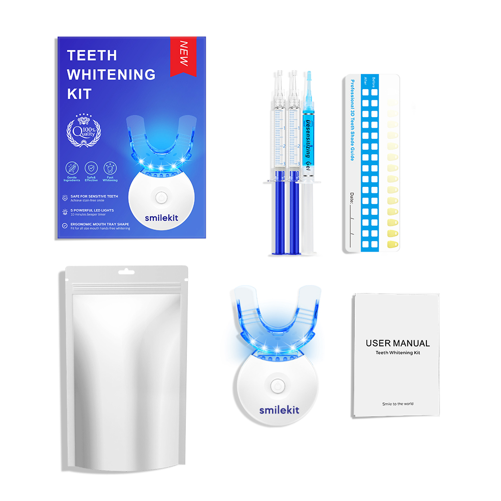 Teeth Whitening Gels Used By Dentists - Zestaw do wybielania zębów - 5-krotny