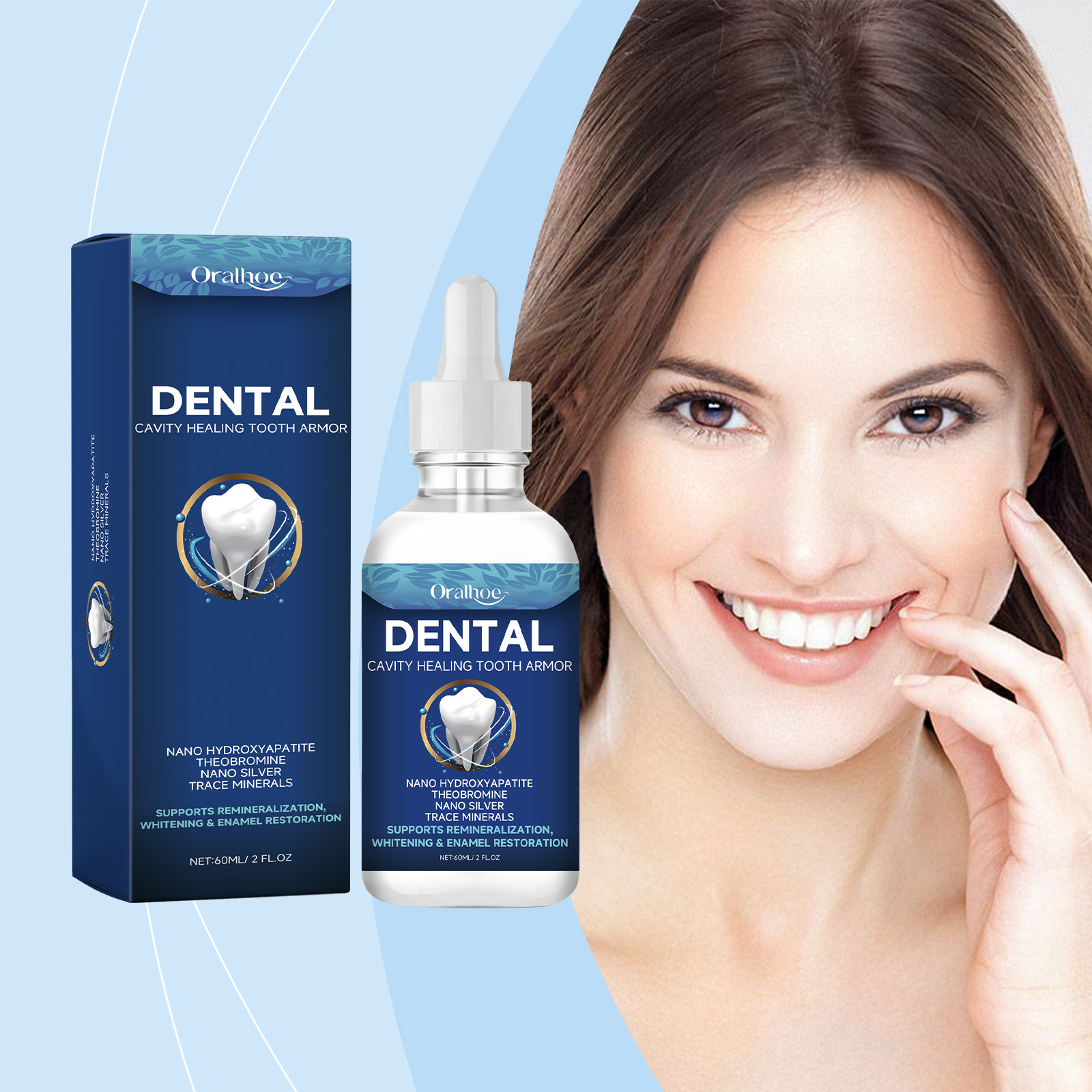 Enamel Repair Serum - Płyn do pielęgnacji zębów, trwałe i