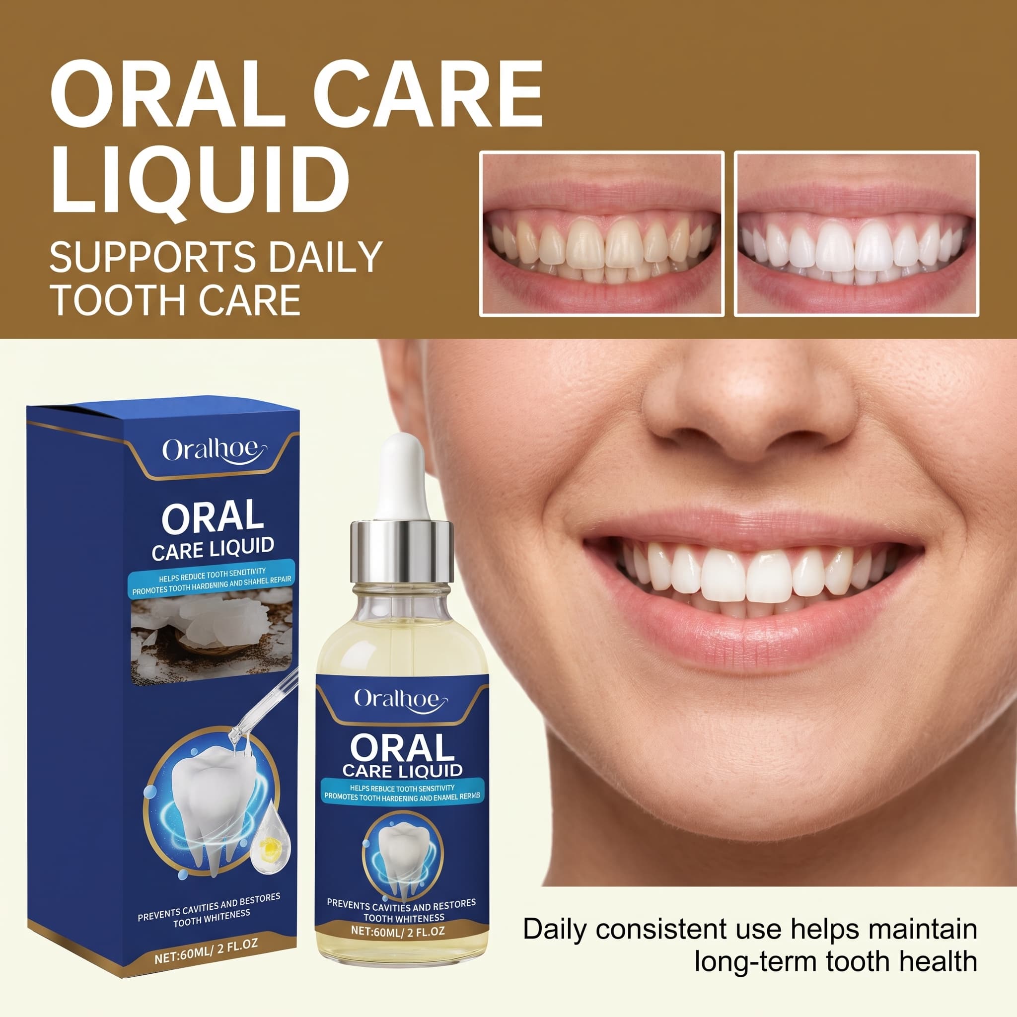 Enamel Repair Serum - Serum do pielęgnacji dziąseł, delikatne głębokie