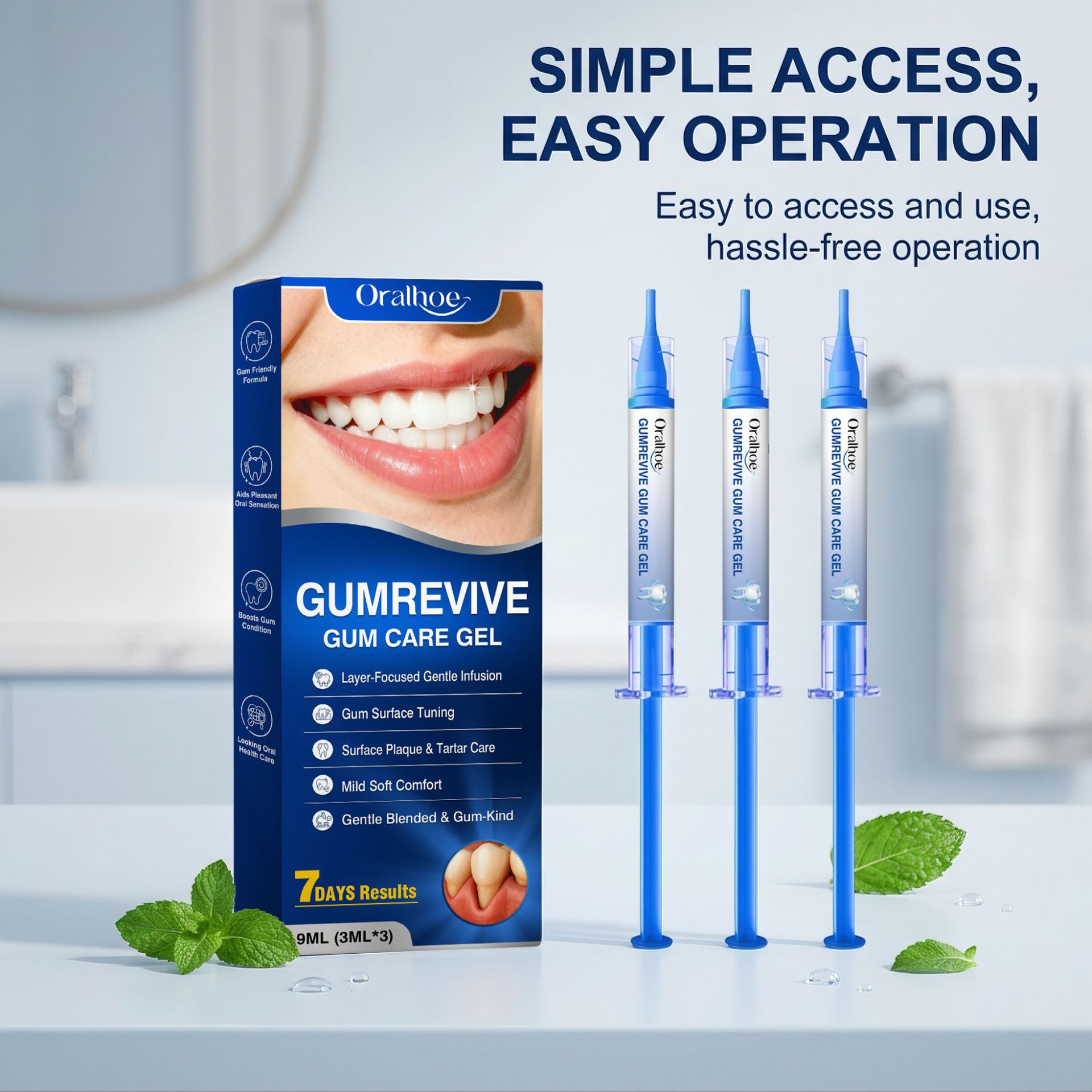 Teeth Whitening Levels - Żel do higieny jamy ustnej, zestaw
