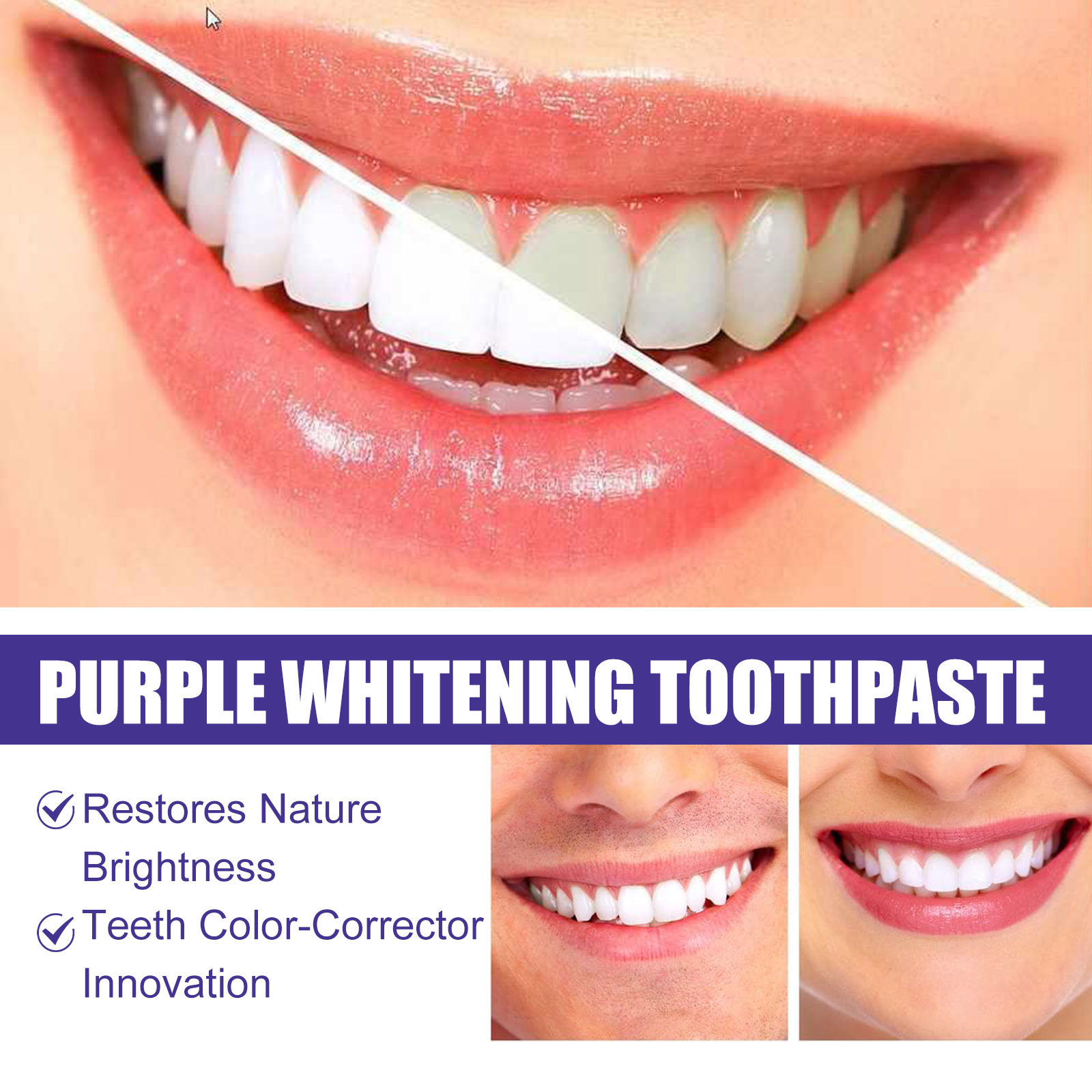 Fioletowa pasta do zębów Wybie – Teeth Whitening Crest recenzja i cena