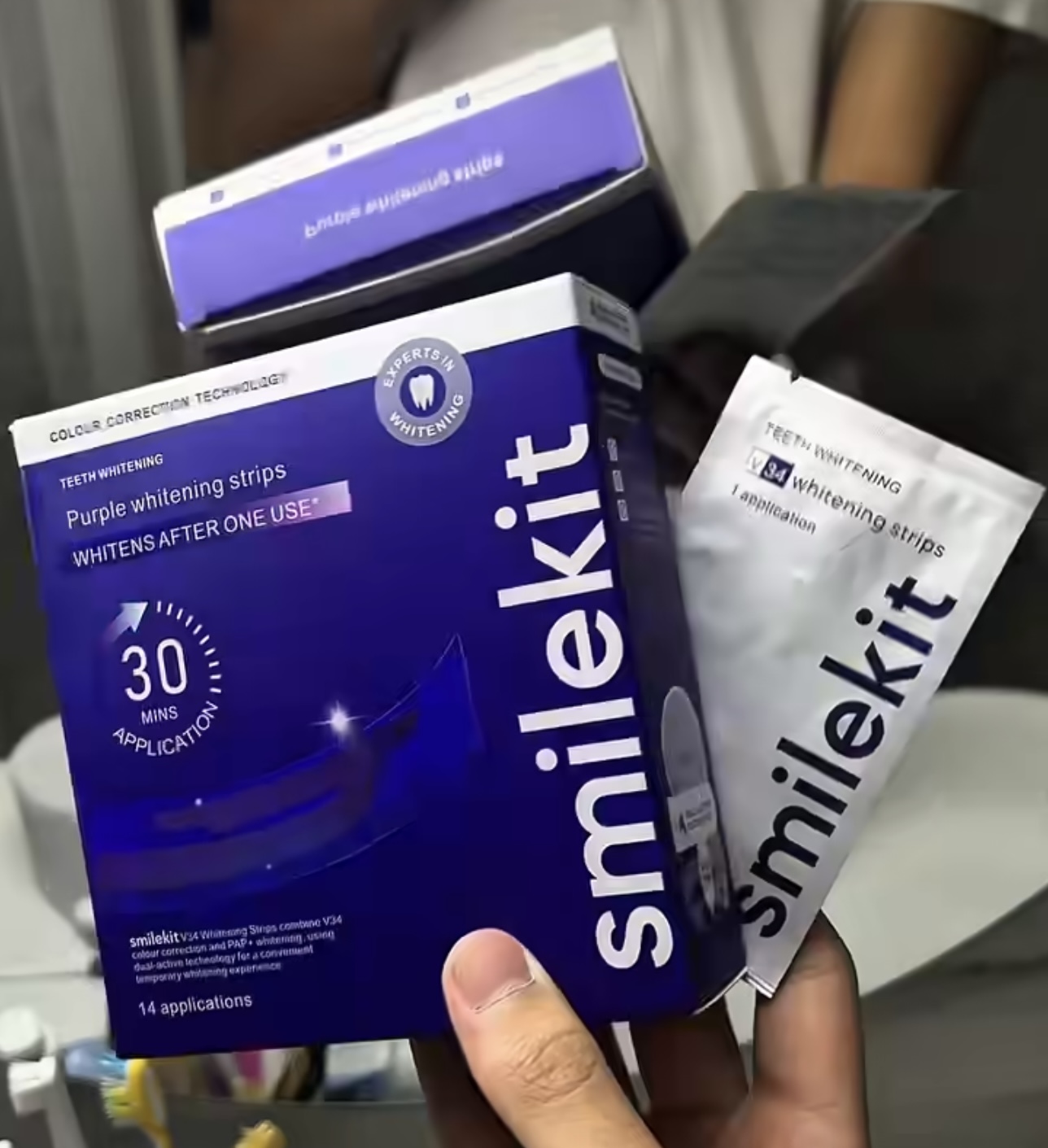 Zestaw 7/14 par naklejek na zę – Teeth Whitening Crest recenzja i cena