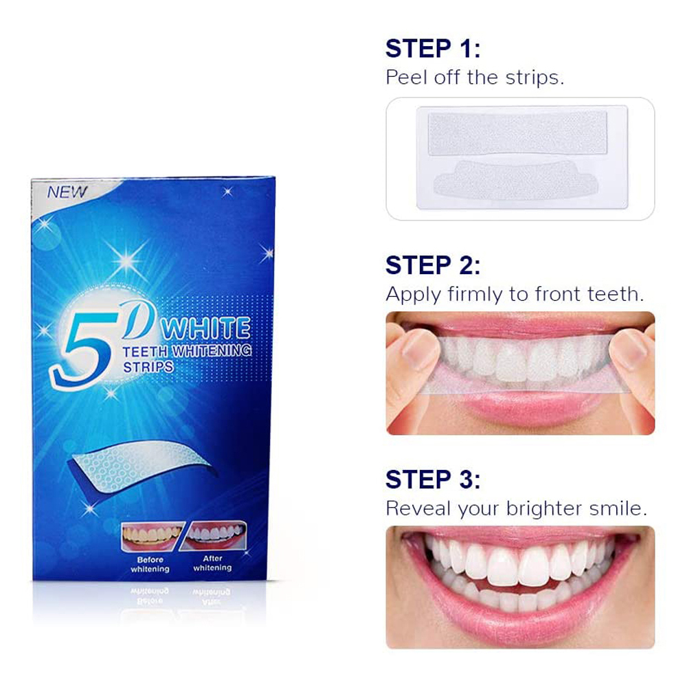 Paski do wybielania zębów 5D,  – Teeth Whitening Levels recenzja i cena