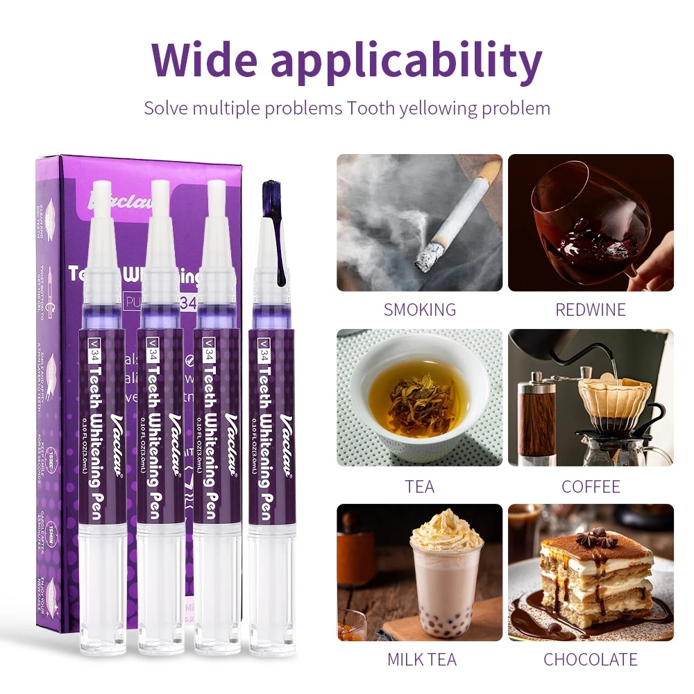 Vaclav V34 Fioletowy żelowy dł – Teeth Whitening Levels recenzja i cena